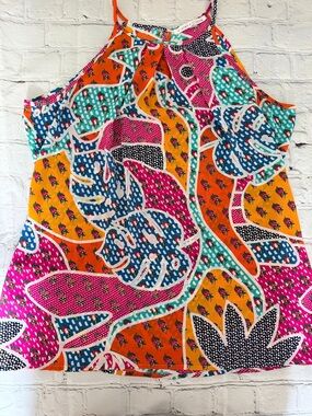 Violet & Claire colorful Mixed-Print Tank M